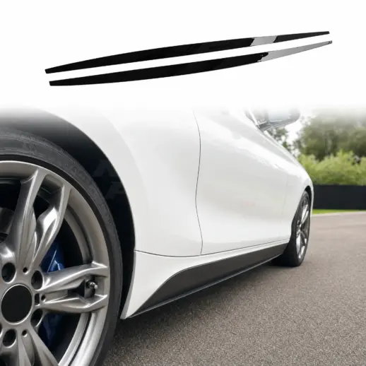 Sideskirts voor BMW 1 Series F20 M Sport & M140 & M135 – M Performance Look, Hoogglans Zwart