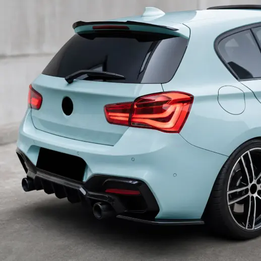 Diffuser voor BMW 1 Series F20/F21 LCI M Sport & M135 & M140 – OO-OO – M Performance Look, Hoogglans Zwart