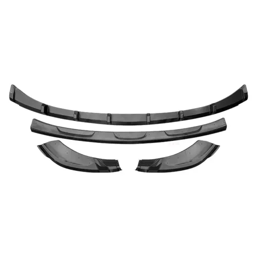Voorspoiler voor Mercedes GLC X254/C254 AMG Line & GLC43 AMG – AMG Look, Hoogglans Zwart