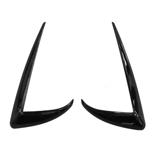 Aero flaps voorbumper voor Tesla Model Y MY Pre-Facelift – Performance Look, Hoogglans Zwart