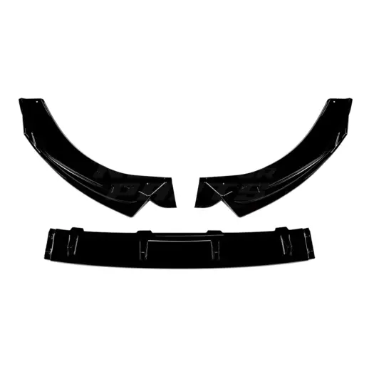 Voorspoiler voor Audi Q5 S Line/SQ5 FY (SUV & Sportback) – Sport Look, Hoogglans Zwart