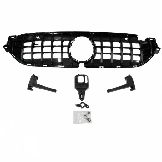 Grill voor Mercedes CLE C236 – GTR Panamericana Look, Hoogglans Zwart