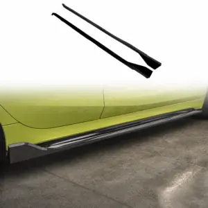 Side Skirts Voor BMW 1 Series F40 M Sport & M135i – M Performance Look, Hoogglans Zwart