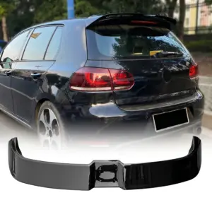 Roof Spoiler Voor Volkswagen Golf 6 (Hatchback) R Line & GTI & GTD & R – Oettinger Look, Hoogglans Zwart