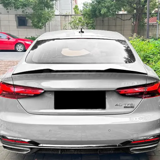 Achterspoiler voor Audi A5/S5/RS5 F5 (Cabriolet & Coupé & Sportback) – M4 Look, Hoogglans Zwart