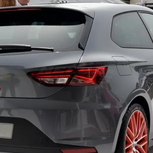 Achterraam zijspoilers voor Seat Leon Mk3 – FR Look, Hoogglans Zwart