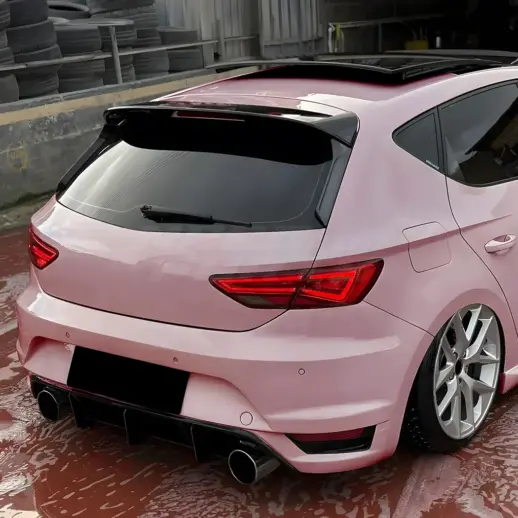 Dakspoiler voor Seat Leon Mk3 – Cupra Look, Hoogglans Zwart