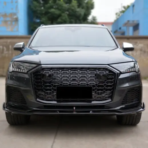 Grill voor Audi Q7/SQ7 4M (SUV) Facelift – RSQ7 Look, Hoogglans Zwart