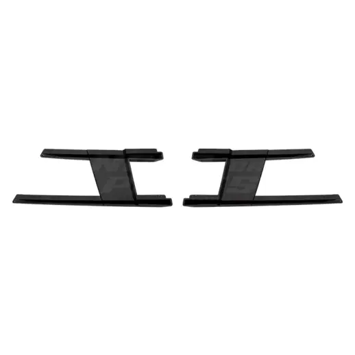 Aero flaps voorbumper voor Volkswagen Golf 8 (Hatchback) R Line & GTE & GTD & GTI – Sport Look, Hoogglans Zwart