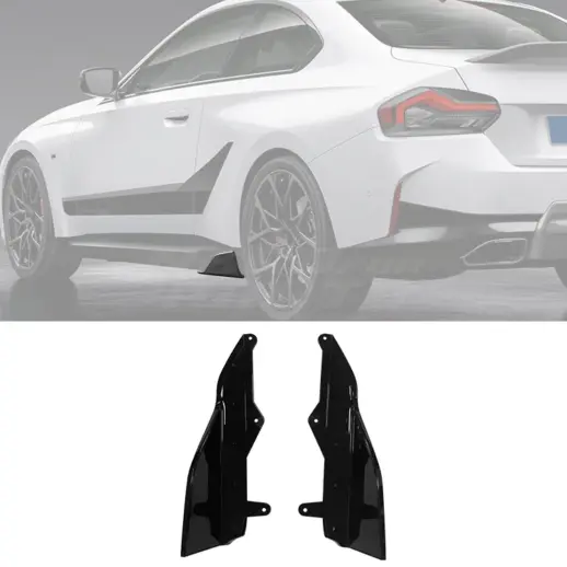 Sideskirts voor BMW 2 Series/3 Series/4 Series/5 Series/M2/M3/M4/M5 – M Performance Look, Hoogglans Zwart