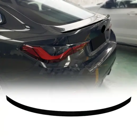Achterspoiler voor BMW 4 Series G26 Pre-LCI & BMW i4 G26 Pre-LCI Standard & M Sport & M50 – M Performance Look, Hoogglans Zwart