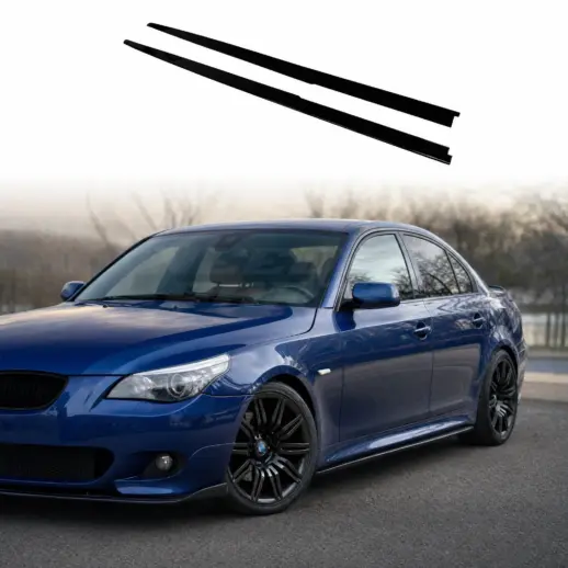 Sideskirts voor BMW 5 Series E60/E61 – M Performance Look, Hoogglans Zwart