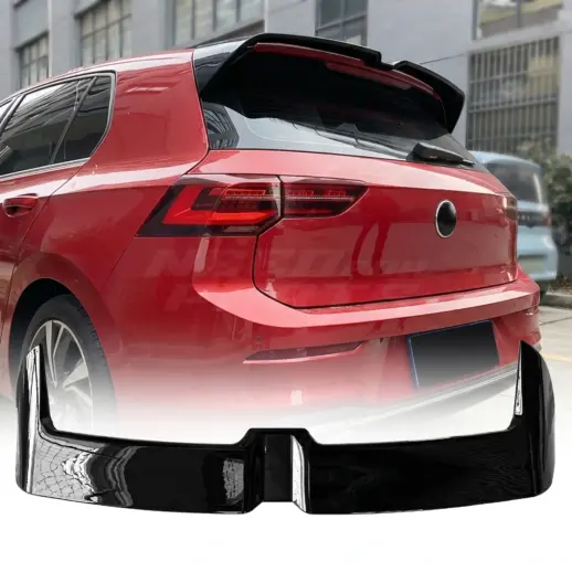 Dakspoiler voor Volkswagen Golf 8/8.5 (Hatchback) GTD & GTI – Aero Look, Hoogglans Zwart