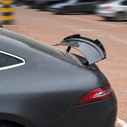 Spoiler cap voor Mercedes AMG GT X290 (4 Door) – AMG Look, Hoogglans Zwart