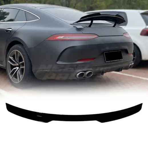 Spoiler cap voor Mercedes AMG GT X290 (4 Door) – AMG Look, Hoogglans Zwart