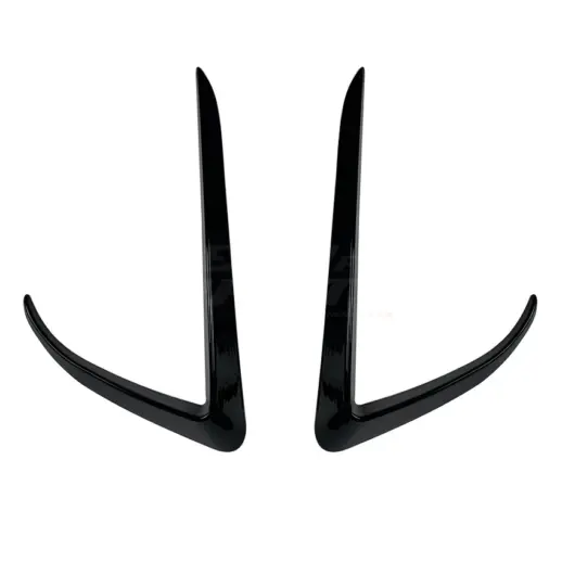 Aero flaps voorbumper voor Tesla Model 3 M3 Pre-Facelift – Performance Look, Hoogglans Zwart