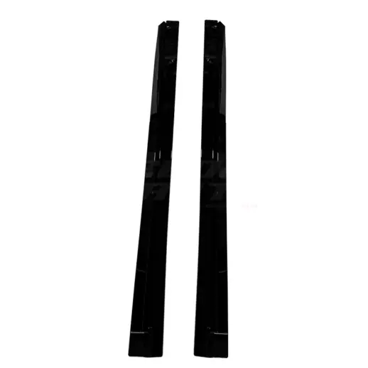 Sideskirts voor Audi Q8 S Line/SQ8 4M (SUV) – Sport Look, Hoogglans Zwart