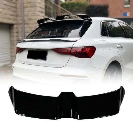 Dakspoiler voor Audi A3/S3/RS3 8Y (Sportback) – RS3 Look, Hoogglans Zwart