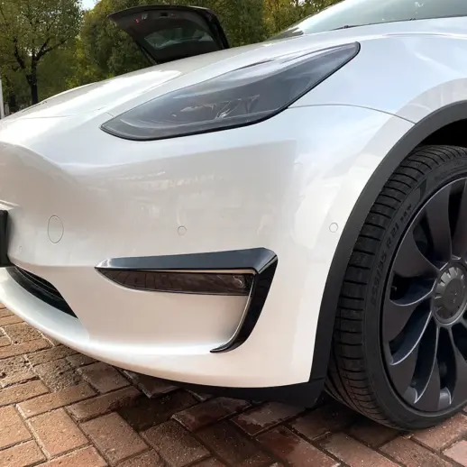 Aero flaps voorbumper voor Tesla Model Y MY Pre-Facelift – Super Sport Look, Hoogglans Zwart