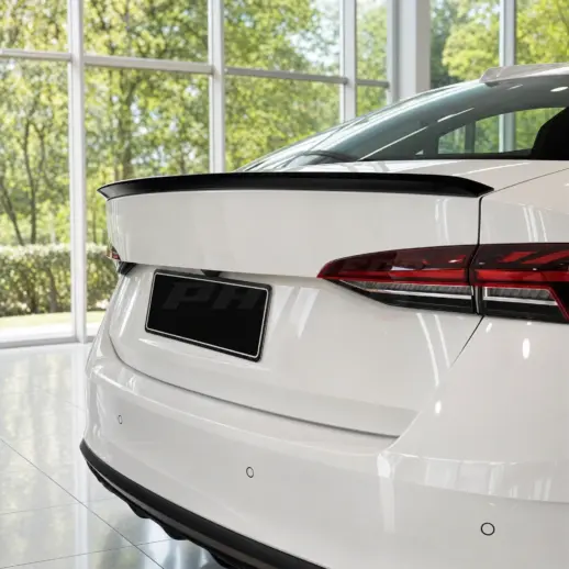 Achterspoiler voor Skoda Octavia Mk4 – Racing Look, Hoogglans Zwart