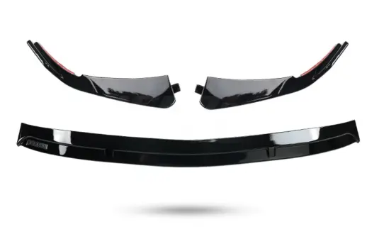 Voorspoiler voor Mercedes C Class W206/S206 AMG Line & C43 AMG – Sport Look, Hoogglans Zwart