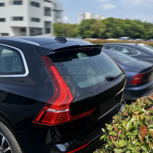 Dakspoiler voor Volvo XC60 MK2 (246) Pre-Facelift Standard – Sport Look, Hoogglans Zwart
