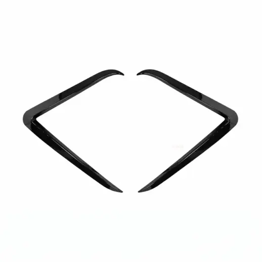 Aero flaps voorbumper voor Tesla Model Y MY Facelift – Performance Look, Hoogglans Zwart