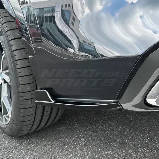 Zijsplitters achter voor BMW X5 G05 Pre-LCI M Sport & M50 – M Performance Look, Hoogglans Zwart