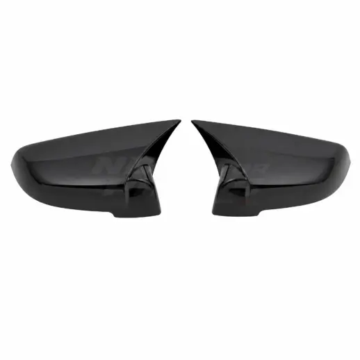 Spiegelkappen (Overzet) voor BMW 5 Series/6 Series/7 Series – M Sport Look, Hoogglans Zwart