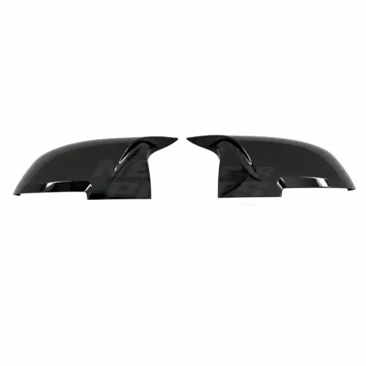 Spiegelkappen (Overzet) voor BMW 1 Series/2 Series/3 Series/4 Series/X1 – M Sport Look, Hoogglans Zwart
