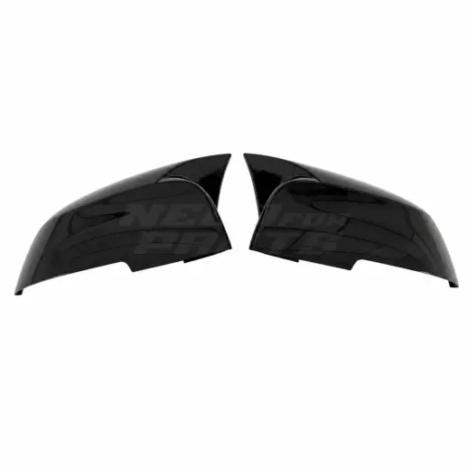 Spiegelkappen (Overzet) voor BMW 1 Series/2 Series/3 Series/4 Series/X1 – M Sport Look, Hoogglans Zwart