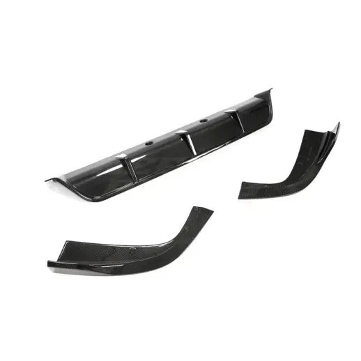 Carbon Diffuser splitter met zijsplitters achter voor BMW X5 G05 M Sport & M60 & M50 – TCS Spec X