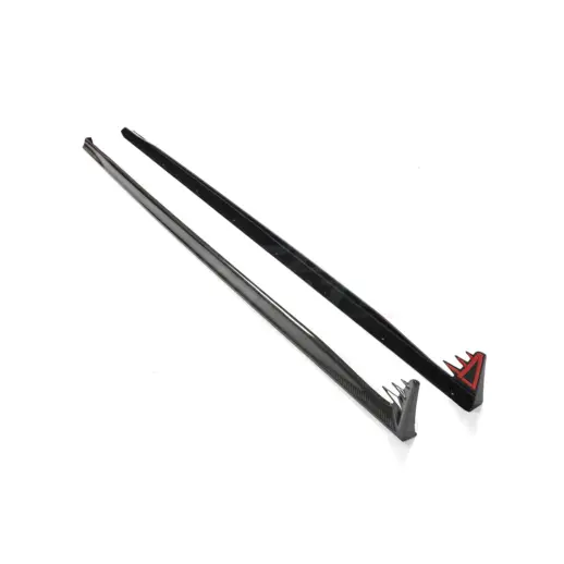 Carbon Sideskirts voor Volkswagen Golf 8 (Hatchback & Variant) Standard & R Line & GTD & GTE & GTI – TCS Spec X