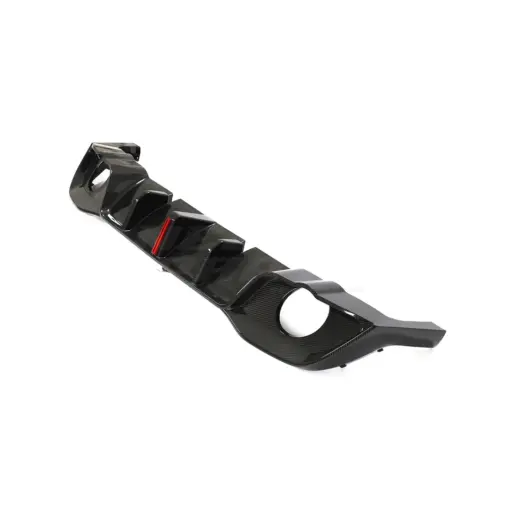 Dry carbon Diffuser met LED-remlicht voor Volkswagen Golf 8/8.5 (Hatchback) R Line & GTD & GTE & GTI – O-O – TCS Spec X