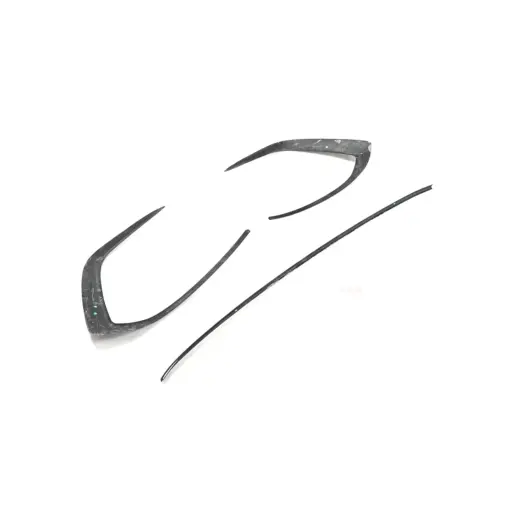 Dry carbon Canards voorbumper voor Volkswagen Golf 8 (Hatchback) R Line & GTD & GTE & GTI – TCS Spec X