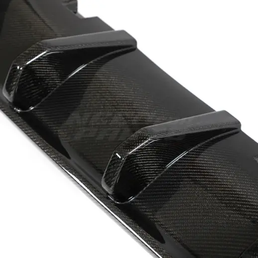 Carbon Diffuser voor Volkswagen Golf 8 (Hatchback) R – TCS Code X