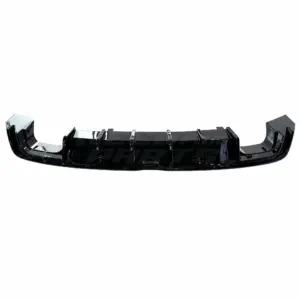 Diffuser With Rear Side Splitters Voor Seat Leon Mk3 Facelift FR – OO-OO – Sport Look, Hoogglans Zwart