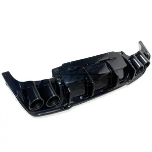 Diffuser With Black Exhaust Tips Voor Cupra Formentor KM7 Facelift Standard – OO-OO – Racing Look, Hoogglans Zwart