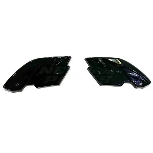 Diffuser met zijsplitters achter voor Seat Leon Mk3 Facelift FR – OO- – Sport Look, Hoogglans Zwart