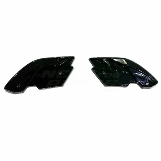 Diffuser met zijsplitters achter voor Seat Leon Mk3 Facelift FR – OO-OO – Sport Look, Hoogglans Zwart