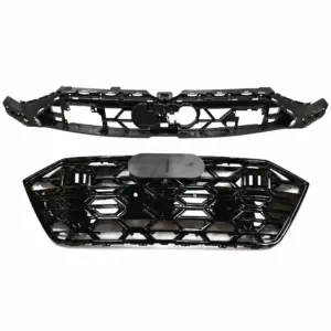 Grille With ACC Voor Audi A7/A7 S Line/S7 C8 (Sportback) Pre-Facelift – RS7 Look, Hoogglans Zwart