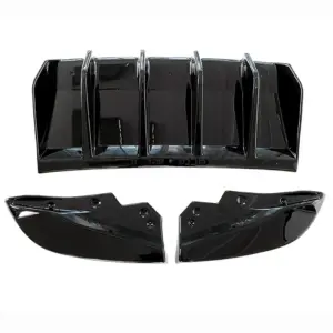 Diffuser Extension With Rear Side Splitters Voor Cupra Formentor KM7 – Racing Look, Hoogglans Zwart
