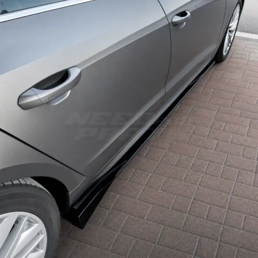 Sideskirts voor Audi A7 S Line/S7 C8 (Sportback) – Performance Look, Hoogglans Zwart